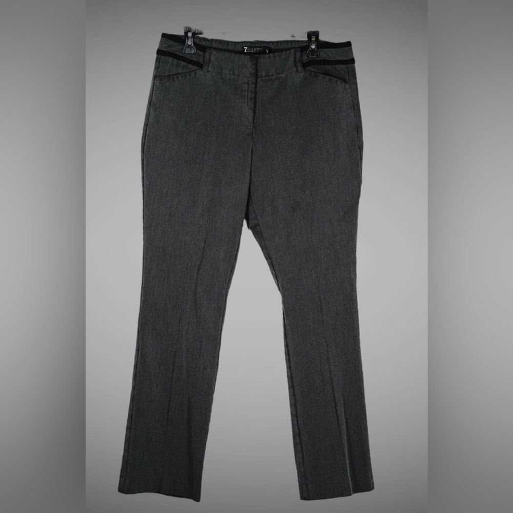 New York & Company 7th Ave Gray Dress Pants Trouser – Size 12 (Good Condition) - Picture 3 of 11